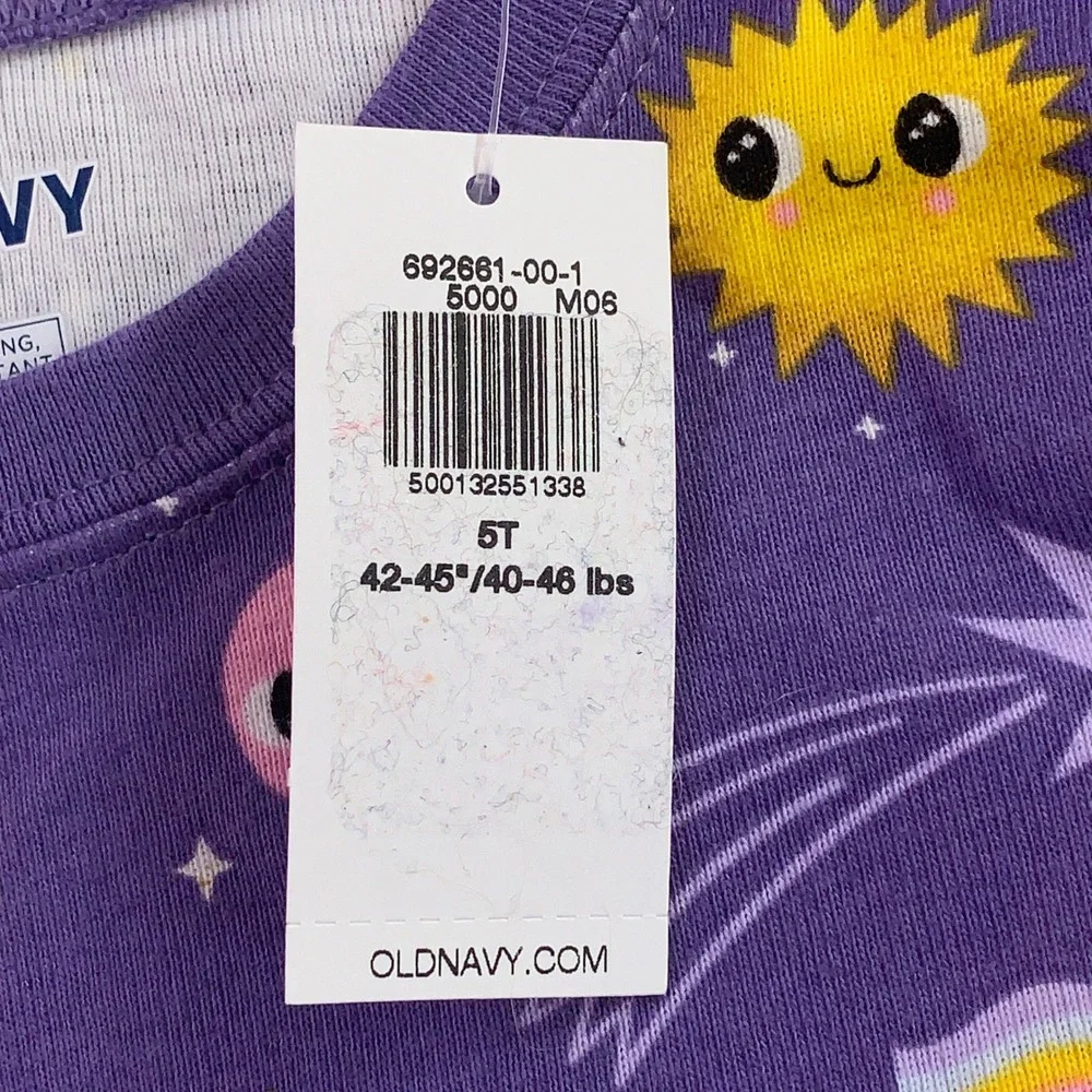 Old Navy Jumping Beans Toddler 5T Multi Color Space Solid 3pk T-Shirt Bundle NWT